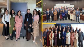 #Acessibilidade #ParaTodosVerem | Montagem com três fotografias registradas durante encontro ins...