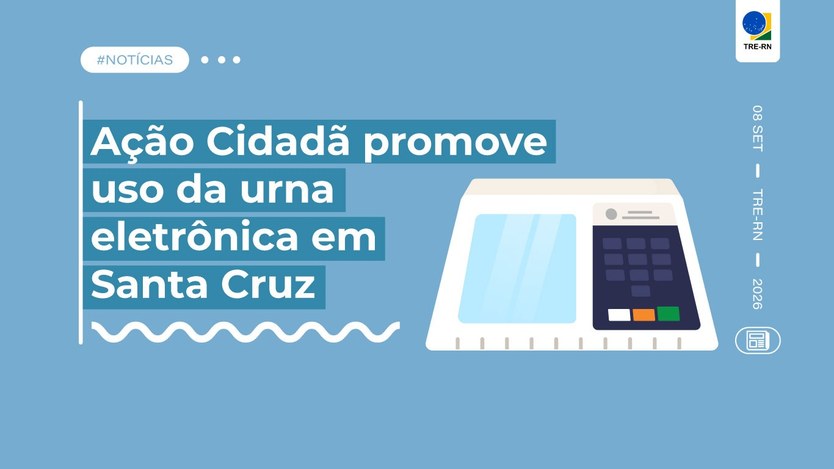 Atividade acontece em 14 de setembro e contará com palestra sobre voto consciente