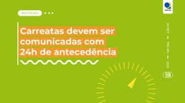 Comunicação deve conter informações sobre data, horário, concentração e percurso