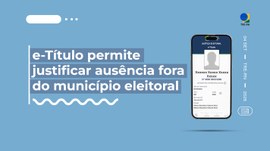 Funcionalidade facilita a justificativa de eleitores que estão fora do município eleitoral e con...