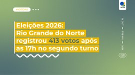 Levantamento do Tribunal Superior Eleitoral (TSE) aponta que 411 votos foram computados entre 17...