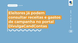 Plataforma do TSE permite acompanhar a origem dos recursos, fornecedores contratados e despesas ...