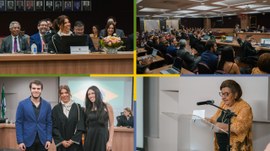 #Acessibilidade #ParaTodosVerem | Colagem fotográfica em quatro quadrantes divididos por linhas ...