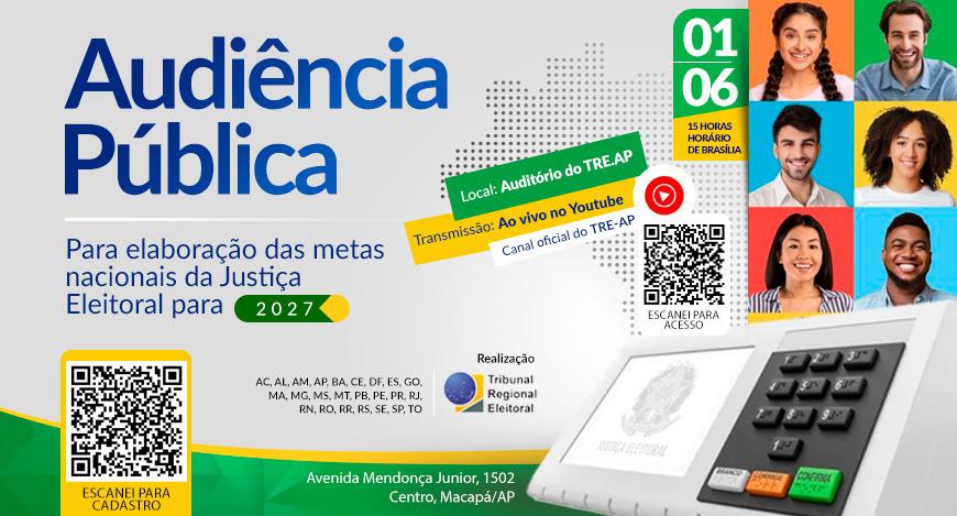 #Acessibilidade #ParaTodosVerem | Card informativo sobre uma audiência pública para elaboração d...