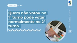Eleitores com título regular podem participar da votação para presidente da República e governad...