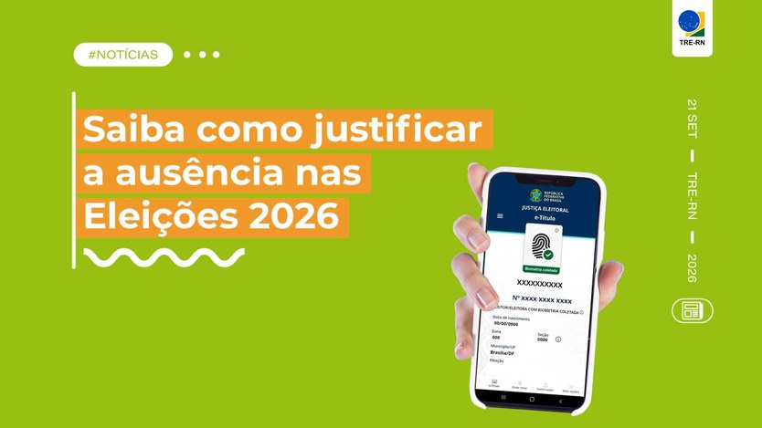 Justificativa pode ser apresentada no dia da votação ou nos 60 dias seguintes a cada turno
