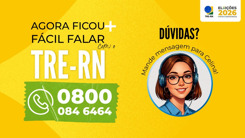 A imagem tem fundo amarelo, com um grande bloco de texto à esquerda dizendo: “AGORA FICOU FÁCIL ...