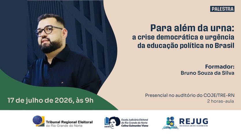 #ParaTodosVerem #Acessibilidade
Card de divulgação de palestra com fundo em tons de azul, verde...