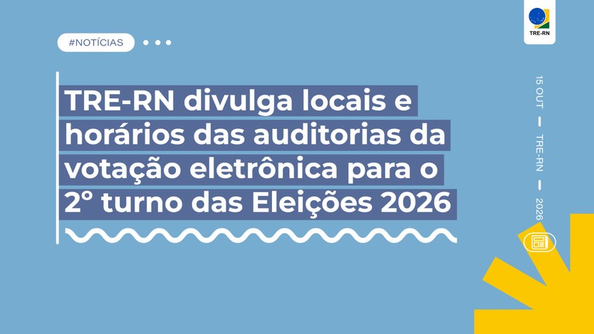 Sorteio das seções eleitorais será realizado no sábado (24), e os testes de integridade ocorrerã...