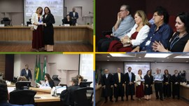 Solenidade ocorreu durante sessão plenária desta quinta-feira (13)