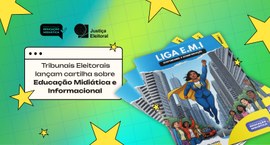 #PraTodosVerem: Card informativo sobre o lançamento de uma cartilha educativa. O fundo possui um...