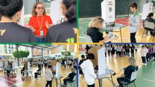 As turmas de ensino fundamental da instituição votaram para escolher seus líderes de turma