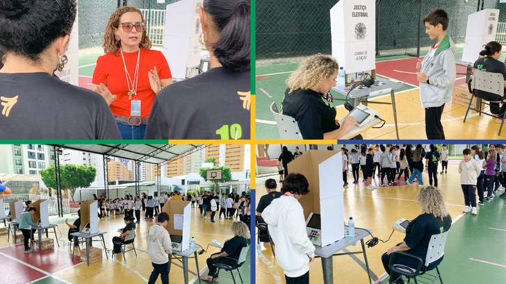As turmas de ensino fundamental da instituição votaram para escolher seus líderes de turma