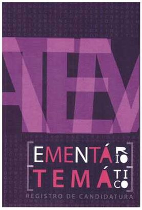 “Ementários Temáticos” retomam com “Registro de Candidatura” “Ementários Temáticos” retomam com “Registro de Candidatura”