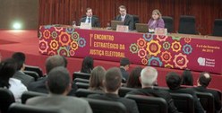 Encerra o 1º Encontro Estratégico da Justiça Eleitoral com 28 propostas