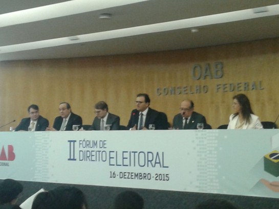 Juiz do TRE participa do II Fórum de Direito Eleitoral em Brasília