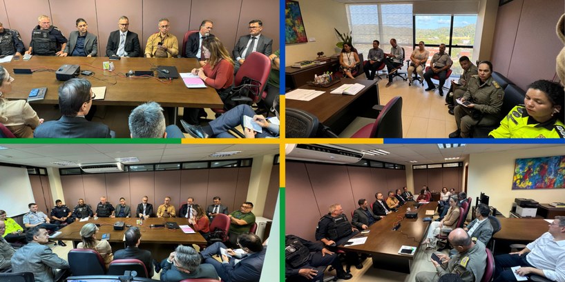 Reunião tratou do esquema de segurança para a capital no dia 6 de outubro