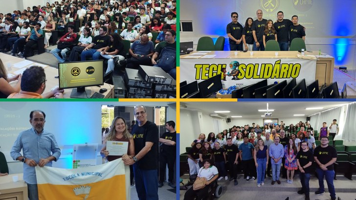 A ação faz parte do Projeto Tech Solidário como forma de combate à exclusão digital