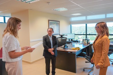 Titular e suplente foram empossadas para o biênio 2024-2026