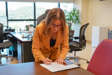 Titular e suplente foram empossadas para o biênio 2024-2026