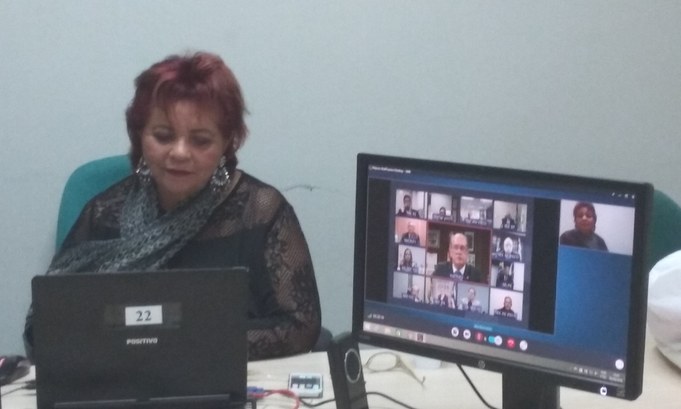 Presidente do TRE-RN  participa da 1ª videoconferência com o presidente do TSE 