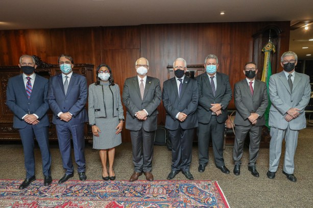 O encontro aconteceu na sexta (1º) na sede do TSE, em Brasília