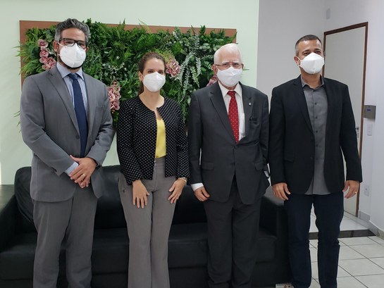 Presidente do TRE-RN visita Ministério Público Estadual