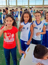 23 urnas eletrônicas foram fornecidas pela EJE para a realização das eleições dos alunos do ensi...