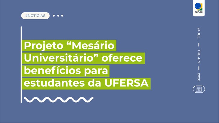 Parceria fortalece a participação no cadastro de voluntários para as Eleições 2026