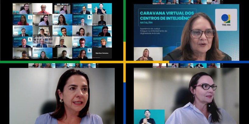 Rede Potiguar promove Caravana Virtual dos Centros de Inteligência Painéis apresentaram exemplos de situações judiciais anômalas que sobrecarregam o Judiciário reg...