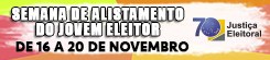 Segunda semana dedicada ao jovem eleitor Segunda semana dedicada ao jovem eleitor