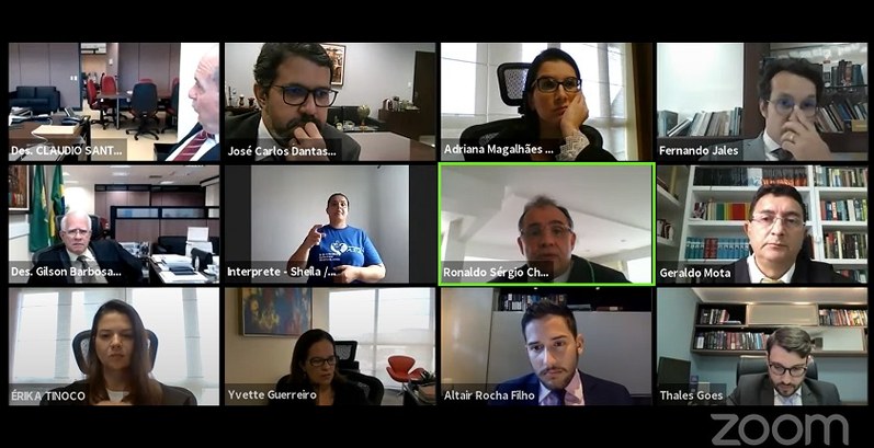 Print da sessão plenária desta terça-feira (28)