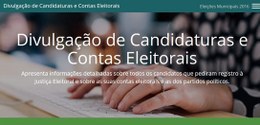 Sistema de candidaturas já está disponível com novo leiaute