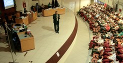 palestra juiz dourado no lançamento do 1º concurso de redação da eje-pi