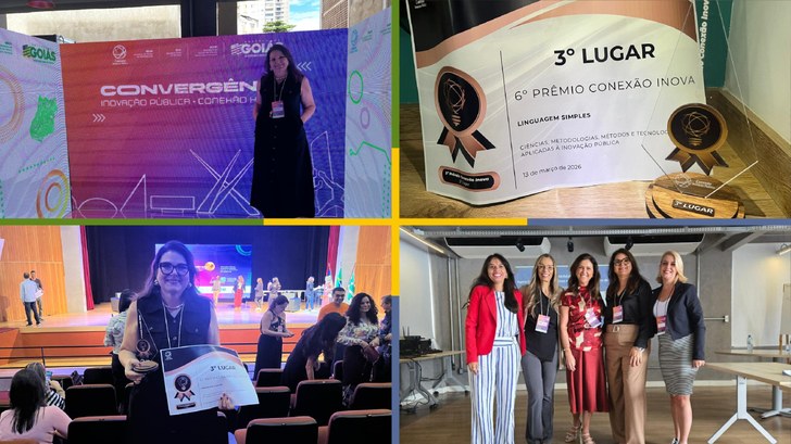 TRE-RN conquista 3º lugar no 6º Prêmio Conexão Inova na categoria Linguagem Simples A premiação reconheceu o projeto "TRE-RN Simples Assim: Justiça para Você", projeto traduz resol...