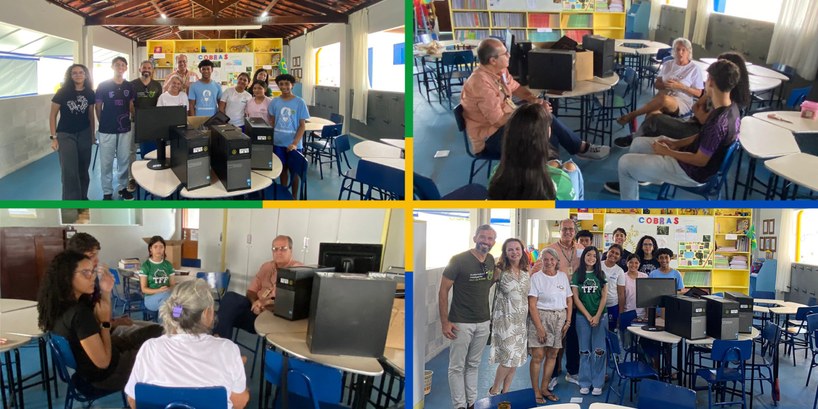 TRE-RN e IFRN entregam de computadores para escola do projeto AMAR A Escola Educandário de Luz, do Projeto Amar, foi contemplada com a doação de 3 computadores com...