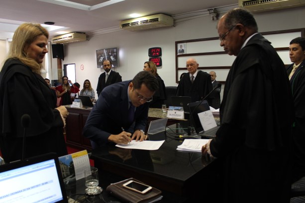 TRE RN Juiz Federal Francisco Glauber Pessoa Alves toma posse na corte eleitoral potiguar TRE RN Juiz Federal Francisco Glauber Pessoa Alves toma posse na corte eleitoral potiguar