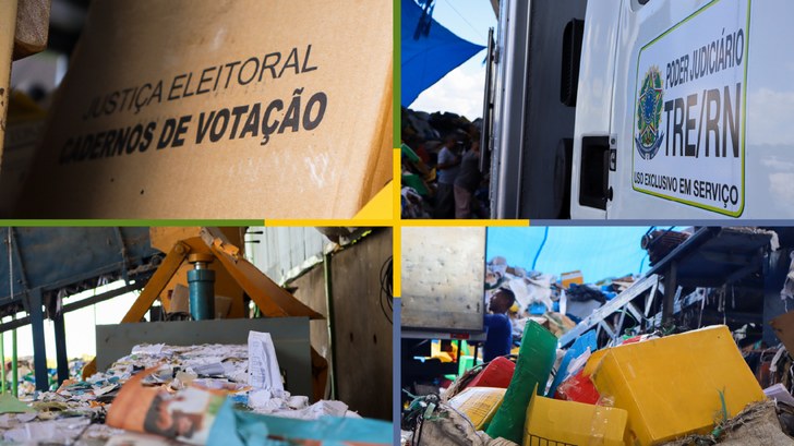 O material descartado foi proveniente das zonas eleitorais de Alexandria, Martins, Apodi, Mossor...