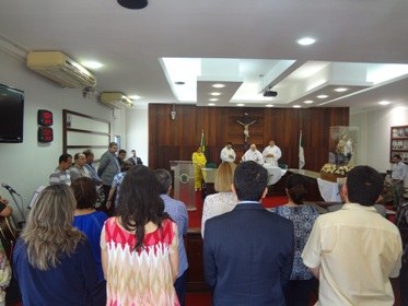 TRE-RN recebe a imagem da Padroeira de Natal em peregrinação