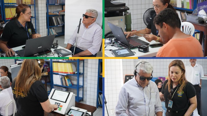 “Todo voto importa”: projeto levou ação de acessibilidade ao Instituto dos Cegos Ação ocorreu durante nestes dias 22 e 23, no Instituto de Cegos do RN, das 8h às 13h