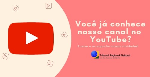Canal do TRE-RN no YouTube