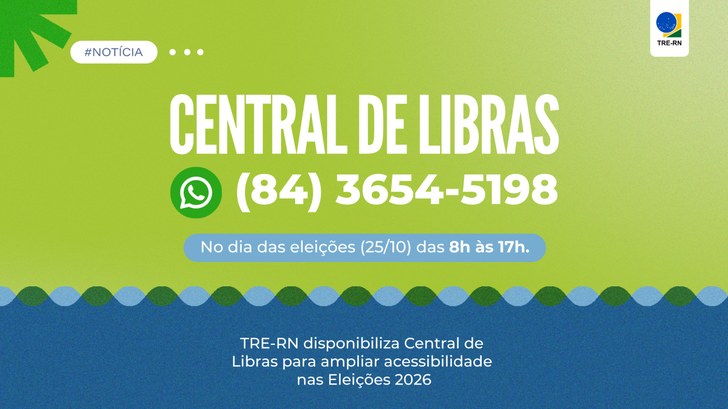 Serviço estará disponível no domingo (25) para dar suporte à comunicação de pessoas surdas com a...
