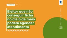 Norma estabelece que eleitor que estiver presencialmente no cartório ou Central de Atendimento p...