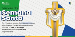 Sede e cartórios não funcionarão a partir de quarta-feira (27). Prazos processuais serão suspensos