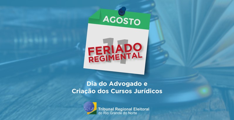 Nesta sexta (11) não haverá expediente no TRE-RN – Biometria funcionará normalmente Nesta sexta (11) não haverá expediente no TRE-RN – Biometria funcionará normalmente