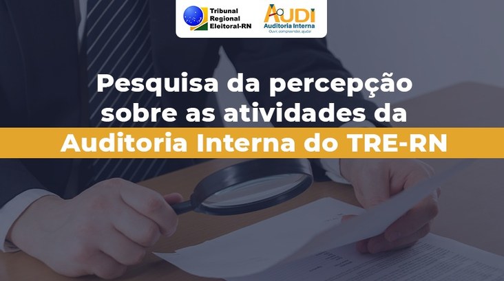 Pesquisa de percepção sobre as atividades da Auditoria Interna do TRE-RN Pesquisa de percepção sobre as atividades da Auditoria Interna do TRE-RN