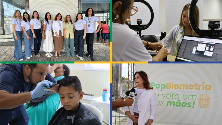 Pop Biometria: primeira etapa da campanha ocorreu em Parnamirim A campanha tem como objetivo ampliar os números de eleitores com a biometria coletada