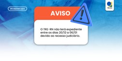 Portaria Conjunta PRES/CRE nº 12 considera feriado os dias compreendidos entre 20 de dezembro e ...