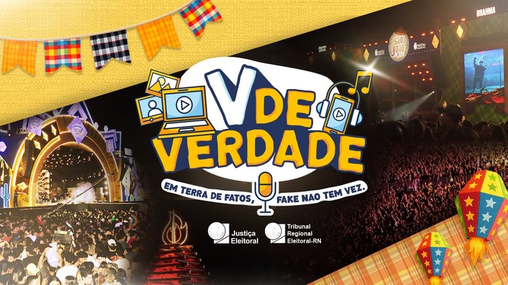 Campanha “V de Verdade: em terra de fatos, fake não tem vez” visa combater a desinformação