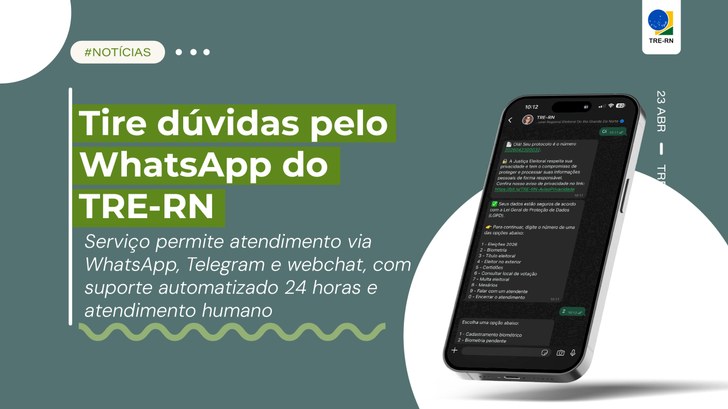 Serviço permite atendimento via WhatsApp, Telegram e webchat, com suporte automatizado 24 horas ...